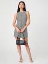 French Connection Gingham Sleeveless Cotton Minidress