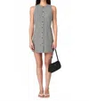 French Connection Gingham Sleeveless Cotton Minidress In Multi