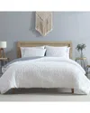 French Connection Hanwell Clipped Jacquard Reversible Comforter Set