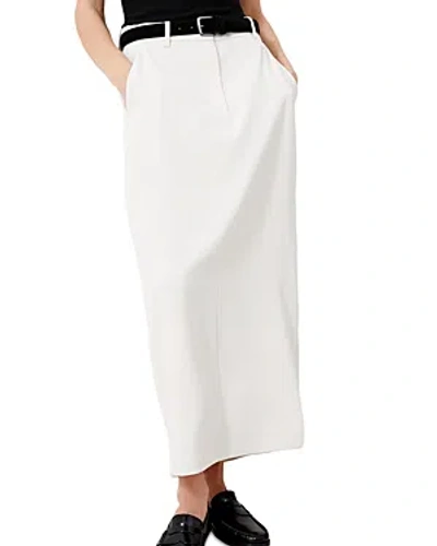 French Connection Harrie Suiting Maxi Skirt In Classic Cream