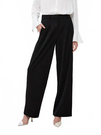 FRENCH CONNECTION HARRIE SUITING TROUSER IN BLACKOUT