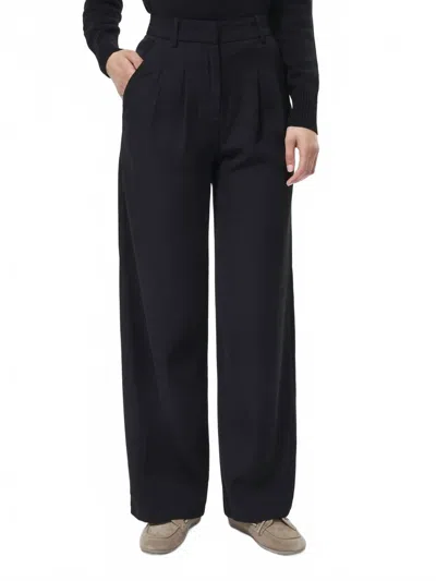 French Connection Harrie Suiting Trousers In Black In Blue