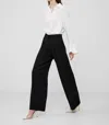 French Connection Harrie Wide Leg Suiting Pants In Black