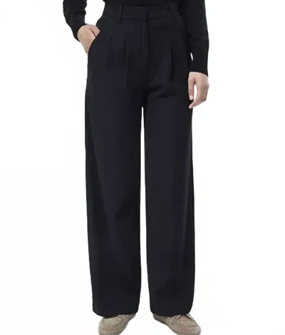 French Connection Harrie Wide Leg Pants In Black