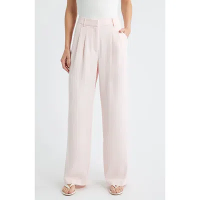 French Connection Harrie Wide Leg Suiting Pants In Pink