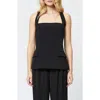 French Connection Harrie Suiting Halter Neck Top In Black