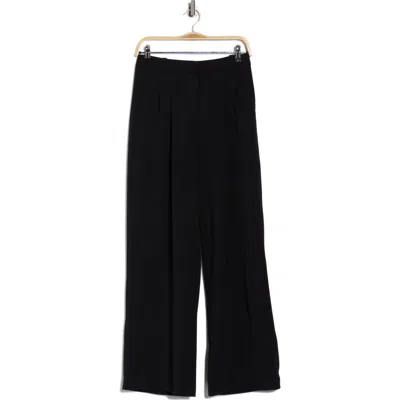 French Connection Harry Pleated Pants In Black