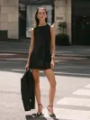 French Connection Harry Suiting Double Breasted Mini Dress  Dresses In Black