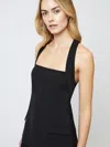 French Connection Harrie Suiting Halter Neck Top In Black