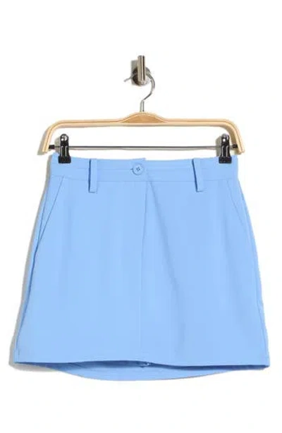 French Connection Harry Suiting Skort In Blue Hydrangea