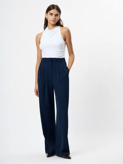 French Connection Harry Suiting Trousers In Blue