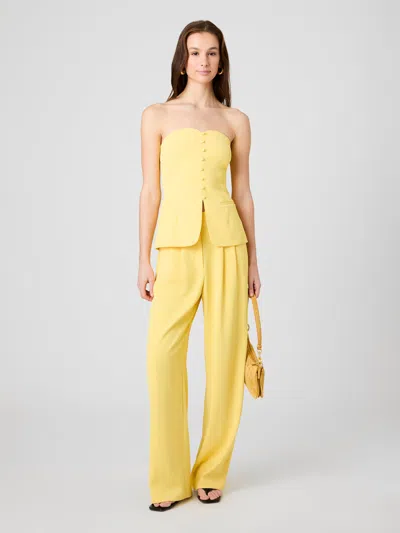 French Connection Harry Suiting Trousers In Yellow