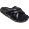 French Connection Women's Hayden Criss-cross Flip Flop Slide Sandals In Black