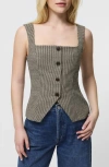 French Connection Houndstooth Sleeveless Top In Multi