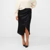 FRENCH CONNECTION INU SATIN MIDI SKIRT
