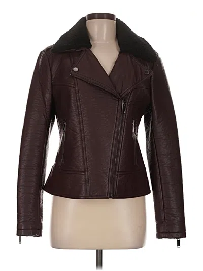 Pre-owned French Connection Jacket In Burgundy