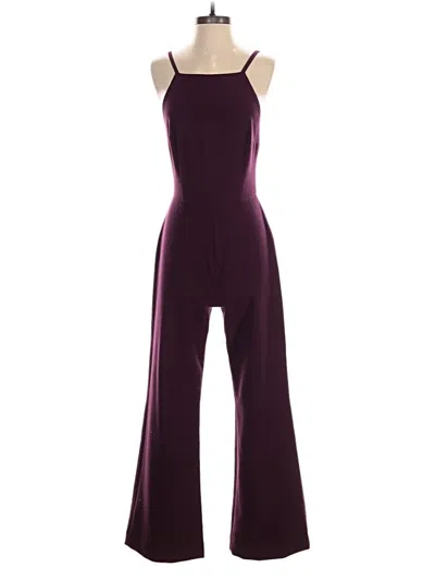 Pre-owned French Connection Jumpsuit In Burgundy