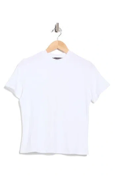 French Connection Justine Ruched Back T-shirt In White