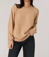 French Connection Kesia Crew Neck Jumper In Camel In Brown