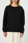 French Connection Kesia Crewneck Sweater In Black
