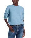 French Connection Kesia Crewneck Sweater In Dustd Blue
