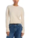 French Connection Kesia Crewneck Sweater In Light Oatmeal