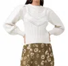 French Connection Kitty Recycled Jumper In Oatmeal In White
