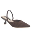 French Connection Ladies Coco Slingback Kitten Heel In Brown