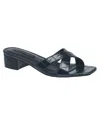 French Connection Krissy Block Heel Sandal In Black