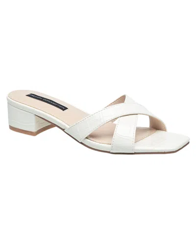 French Connection Ladies Krissy Sandal In White