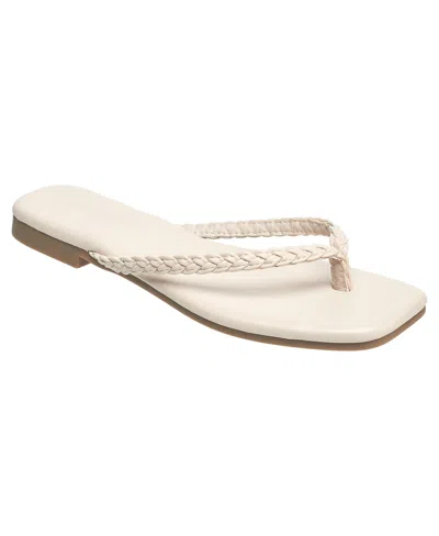 French Connection Ladies Louvre Sandal In White