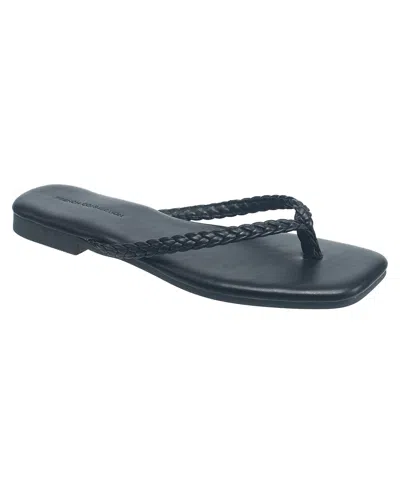 French Connection Ladies Louvre Sandal In Black
