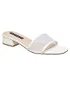 French Connection Ladies Pierre Mesh Sandal In White