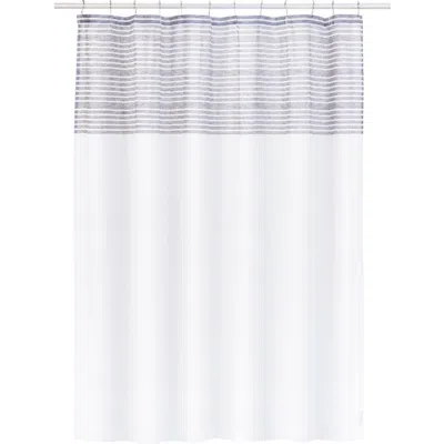 French Connection Landon Collection Shower Curtain In Blue