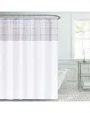 FRENCH CONNECTION FRENCH CONNECTION LANDON COTTON-BLEND 13PC SHOWER CURTAIN SET