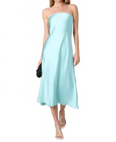 French Connection Lena Midi Dress In Turquoise