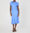 French Connection Lila Dress In Blue In Blue