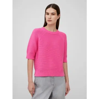 French Connection Lily Mozart Short Sleeved Jumper-aurora Pink-78war