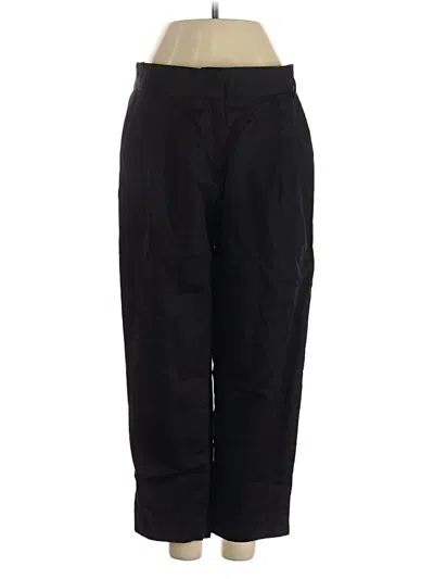 Pre-owned French Connection Linen Pants In Black