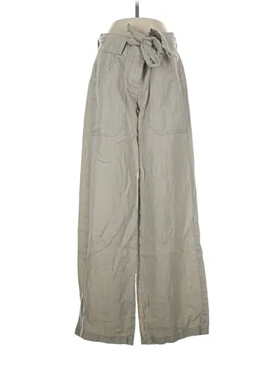 Pre-owned French Connection Linen Pants In Gray