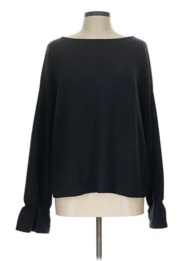 Pre-owned French Connection Long Sleeve Blouse In Black