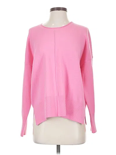 Pre-owned French Connection Long Sleeve Blouse In Pink