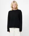 French Connection Crewneck Pullover Sweater In Black