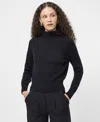 French Connection Babysoft Turtleneck Sweater In Black