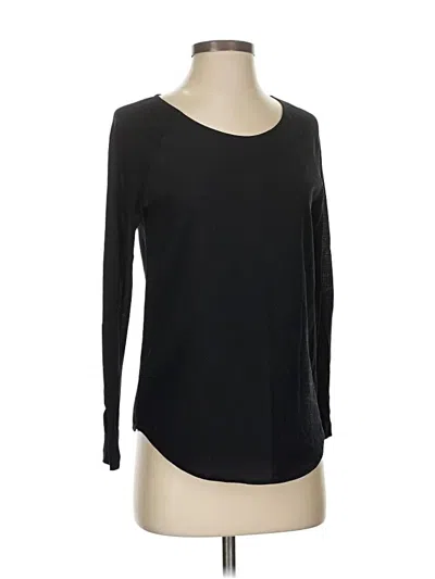 Pre-owned French Connection Long Sleeve T-shirt In Black