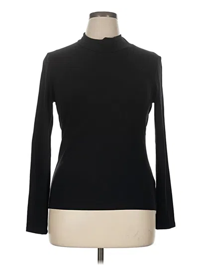 Pre-owned French Connection Long Sleeve Top Black Turtleneck Tops