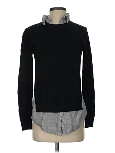 Pre-owned French Connection Long Sleeve Top Black Turtleneck Tops