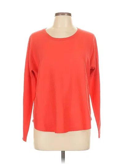 Pre-owned French Connection Long Sleeve Top Orange Boatneck Tops