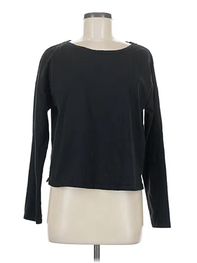 Pre-owned French Connection Long Sleeve T-shirt In Black