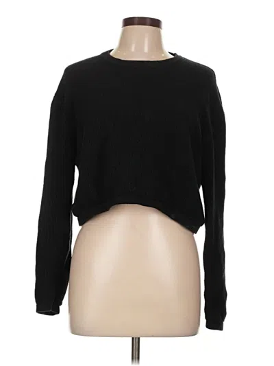 Pre-owned French Connection Long Sleeve T-shirt In Black